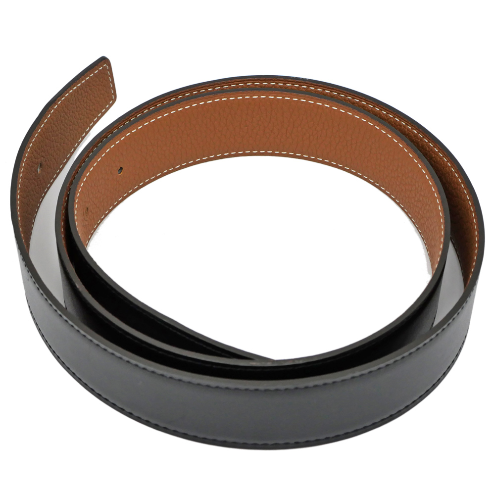 名東】【HERMES】エルメス リバーシブル 替えベルト 32mm 90cm