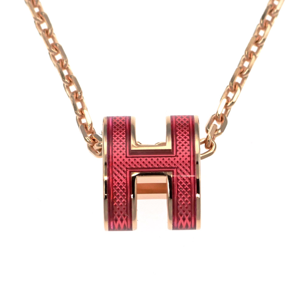 名東】【HERMES】エルメス ネックレス ポップアッシュ ミニ