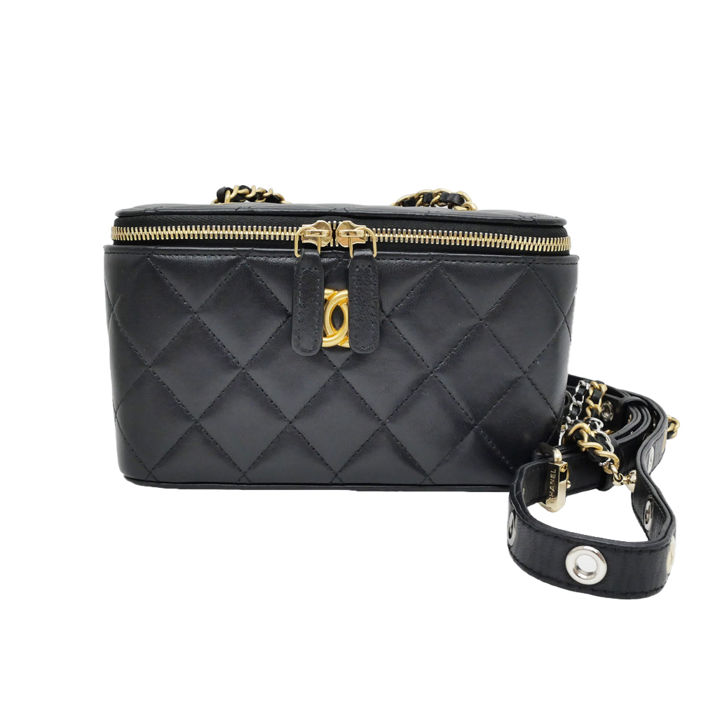 名東】【CHANEL】シャネル バニティ チェーンショルダーバッグ