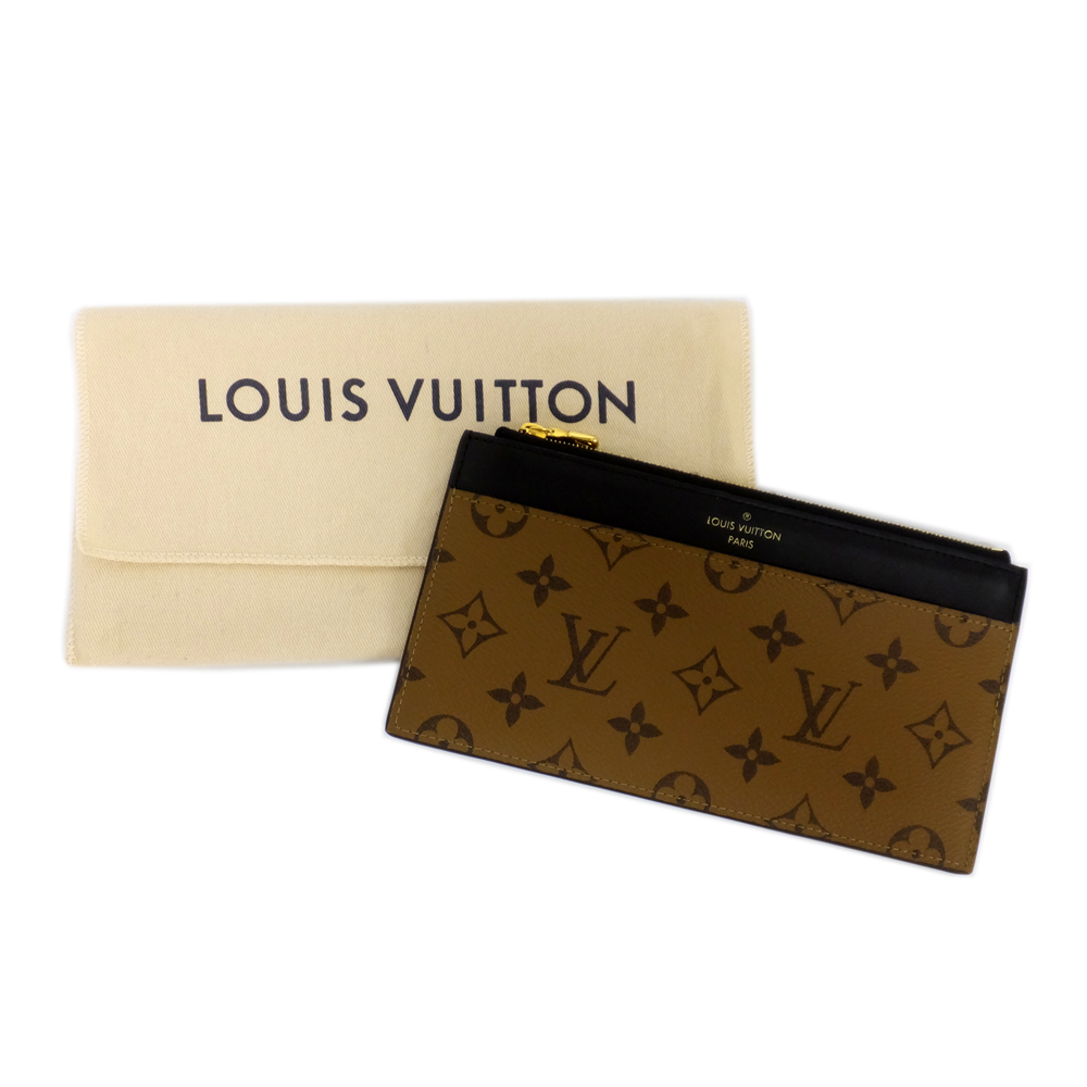 天白】【LOUIS VUITTON】ルイヴィトン スリムパース モノグラム