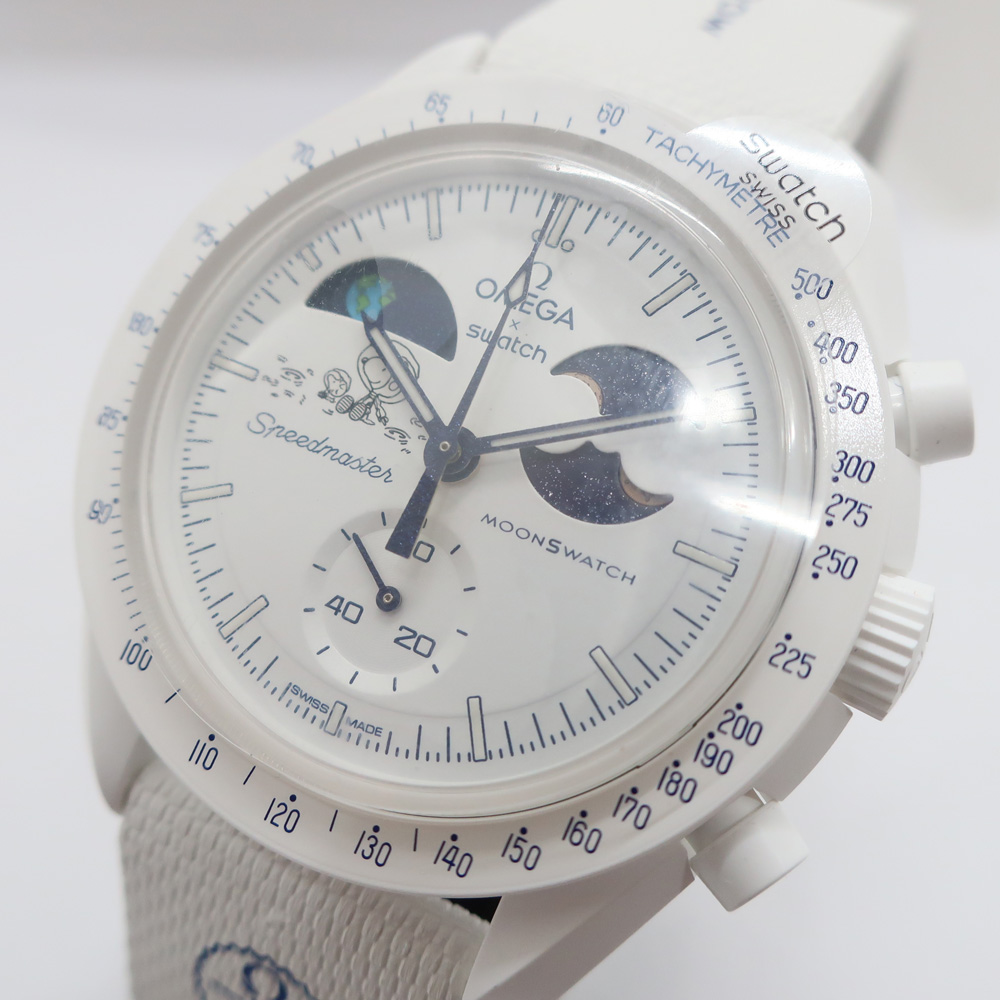 天白】【OMEGA×SWATCH】オメガ×スウォッチ ムーンスウォッチ